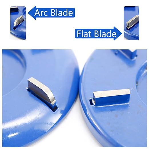 Wood Turbo Carving Disc 6 Teeth for Angle Grinder 4 or 4 1/2" with 5/8" Arbor Upgraded, DIY Wood Carving Tools Cutting Wheel for Fast Sculpting(6 Arc Blade)