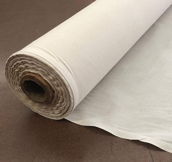 Sedona Designz 120" Wide Natural Muslin Sheeting Fabric/Textile - Medium Weight - 100% Cotton (120in. Wide) - 20 Yards