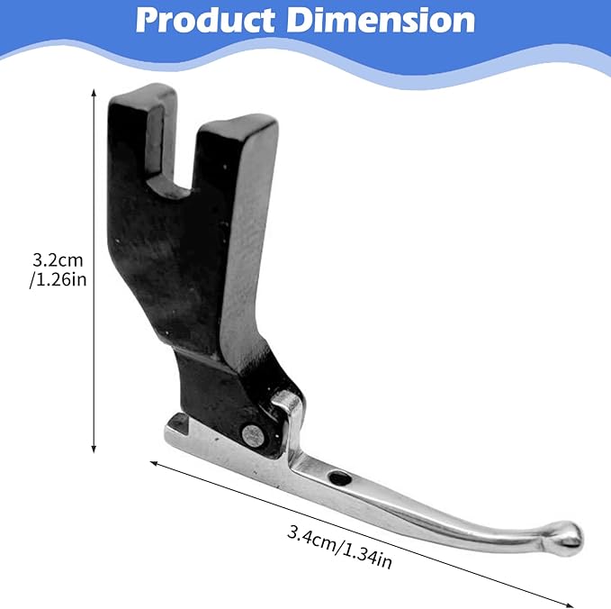 Pakalife P369 Sewing Machine Presser Foot - Bead & Sequin Special Foot for Fabric, Wedding Dress, and Beaded Materials - Compatible with JUKI