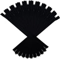 ANPURZII 10PCS #3 9 Inch Black Invisible Zippers for Sewing Skirts, Nylon Coil Bulk Zippers for Pocket, Pillow(Black 9" 10PCS)