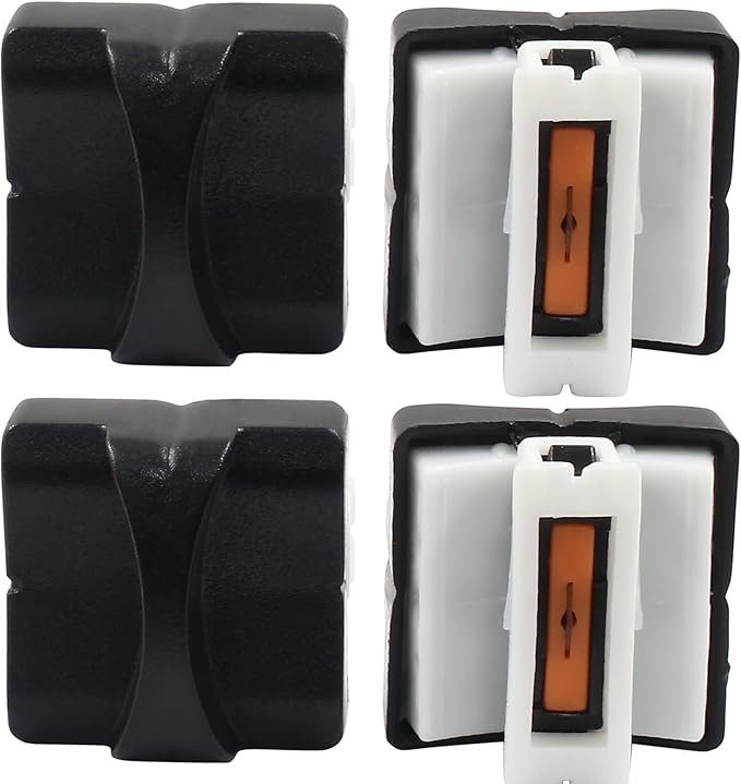 4 Pack Paper Trimmer Replacement Blades Paper Cutter Blade Refills Automatic Security Safeguard Design APER Trimmer Blades Refill(Black）