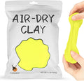Cutedeer Yellow Air Dry Clay, 1.1lb Foam Modeling Clay, Soft Squishy Molding for Kids Adults, Arts & Crafts Project Slime Supplies(1.1lb - 1 Pack, Yellow)