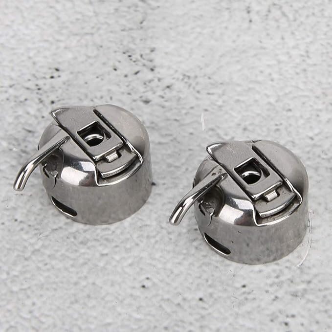 2Pcs Bobbin Reverse Case, Bobbin Case Shuttle Shell Sewing Machine Accessories Household Machines Part for Singer 15-88, 15k88, 15-90, 15-91