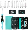 Yarniss Lighted Crochet Hooks Set 2.5mm~14.0mm, 17 Sizes Light Up Crochet Hooks with Case