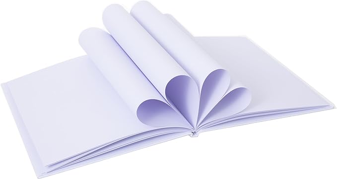 36 Pack Hardcover Blank Book,6x8 Inch Unlined Sketchbook Journal - 18 Sheets/36 Pages Each, Bulk Pack of White Hardcover Blank Books for Writing, Drawing Make Your Own Book, Multi-Purpose for Students & Adults