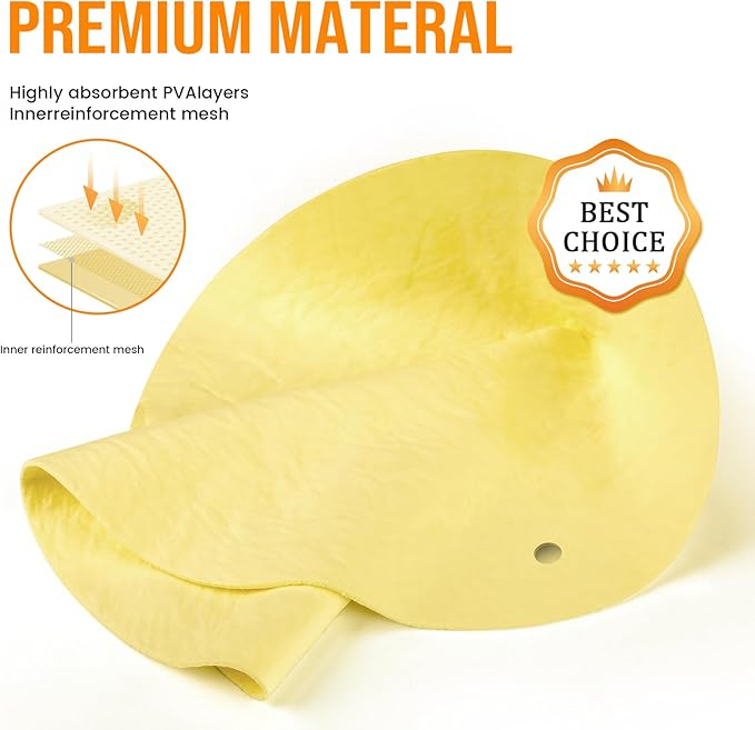 BKALEME Batmate for Ceramics and Pottery 12 Inch, Warp-Resistant Pottery Bats, Boosted Pottery Wheel Stability, for Pottery Tools & Pottery Machine Accessories, Yellow