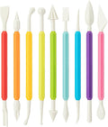 9PCS Clay Tools for Kids & Adult, UUSYCUN Plastic Air Dry Clay Tool Kit, Double-Head Sculpting Tools for Pottery, Polymer, Air Dry Clay, Modeling, Shaping, Cake Decoration
