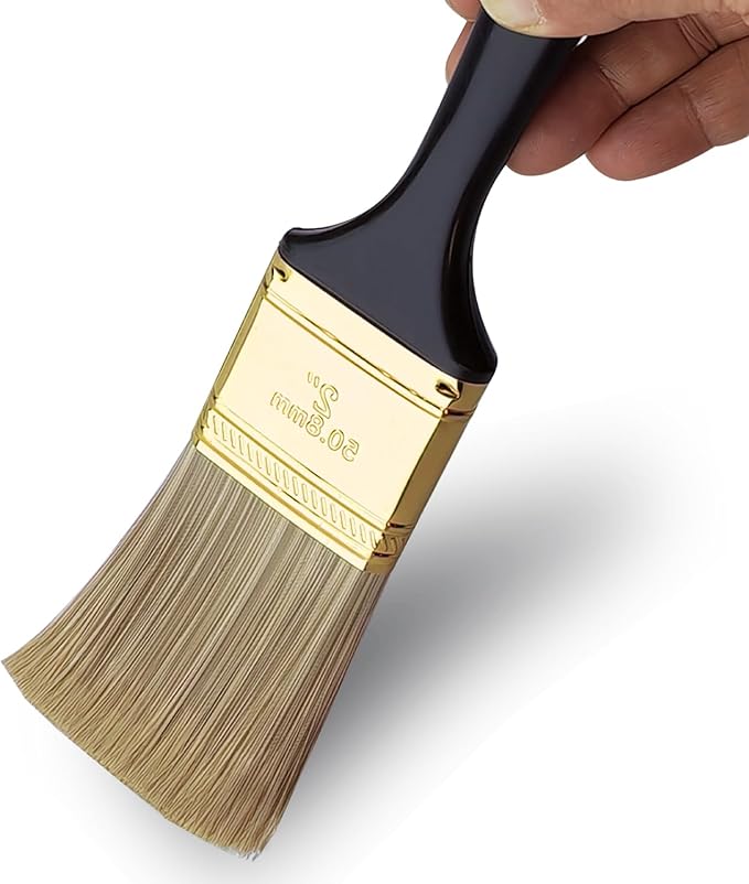 Great Andrew Paint Brushes, 30 PCS 2" Bulk Paint Brush Pack Multi use, Flat Paint Brushes Set for Walls Fences Trim Home Furniture