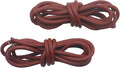 FDXGYH 2 Pcs Treadle Sewing Machine Belt Brown Leather Sewing Machine Belt Cow Leather Belt Antique Treadle Parts with Hook for Universal Pedal Sewing Machines