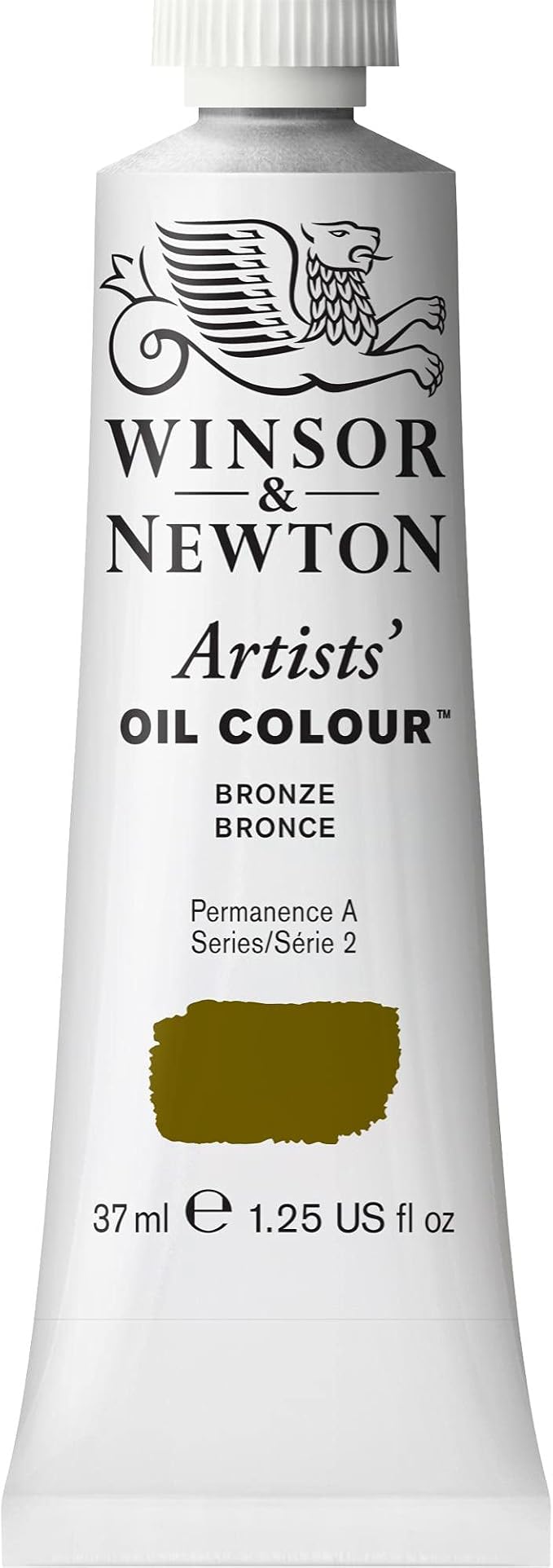 Winsor & Newton Artists' Oil Color, 37ml (1.25 oz) Tube, Bronze