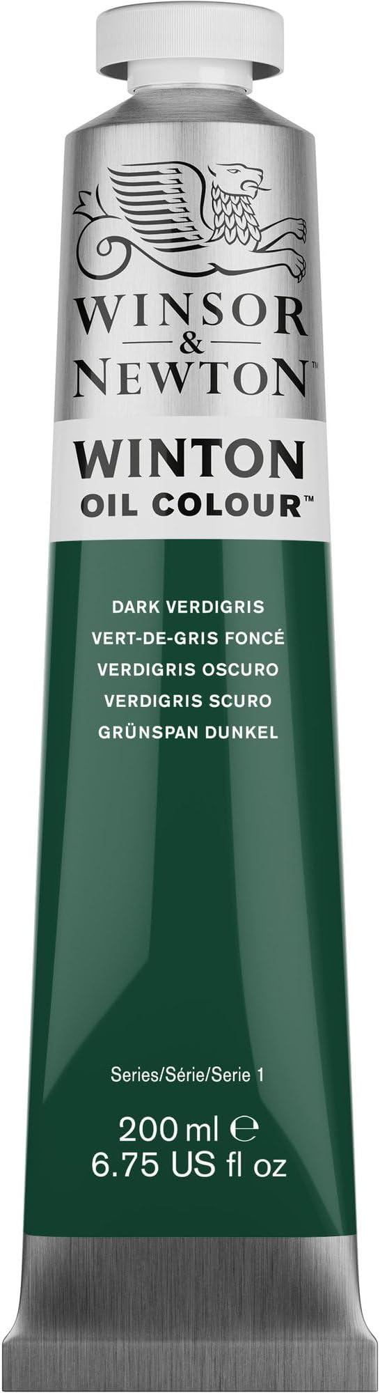 Winsor & Newton Winton Oil Color, 200ml (6.75-oz) Tube, Dark Verdigris