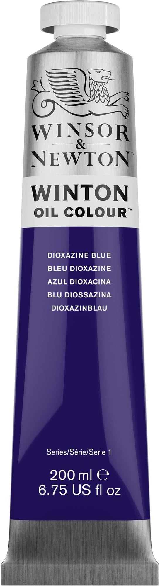 Winsor & Newton Winton Oil Color, 200ml (6.75-oz) Tube, Dioxazine Blue