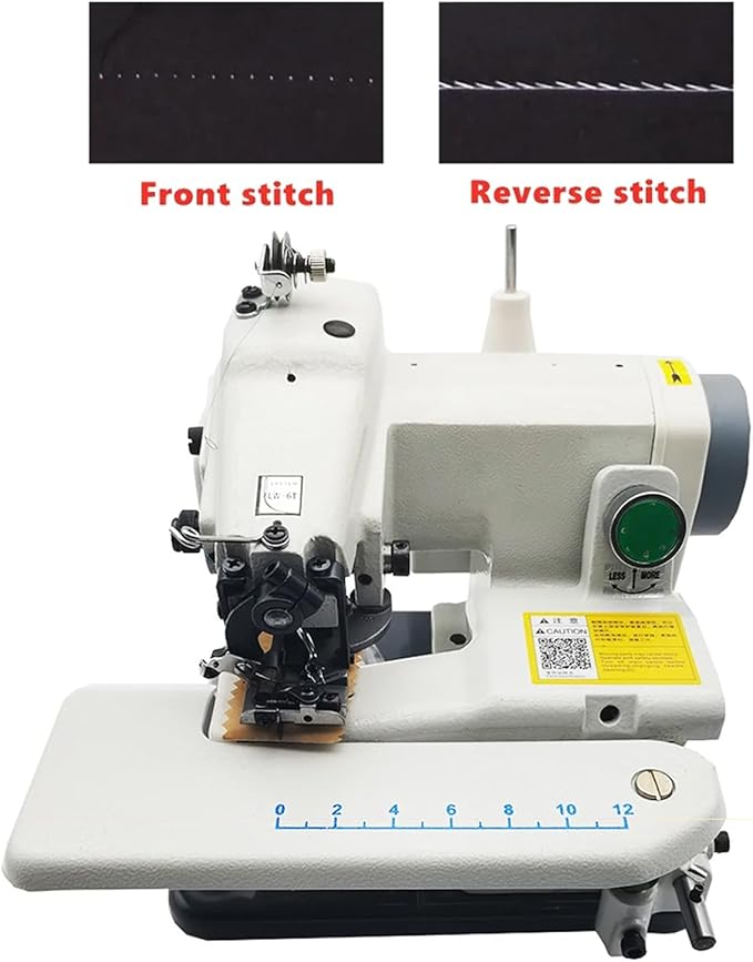 Portable Blindstitch Sewing Machin, 110V 120W Household Sewing Machine Desktop Blind Stitching Machine Direct Drive Sewing Machine Perfect for Professional & Home Use