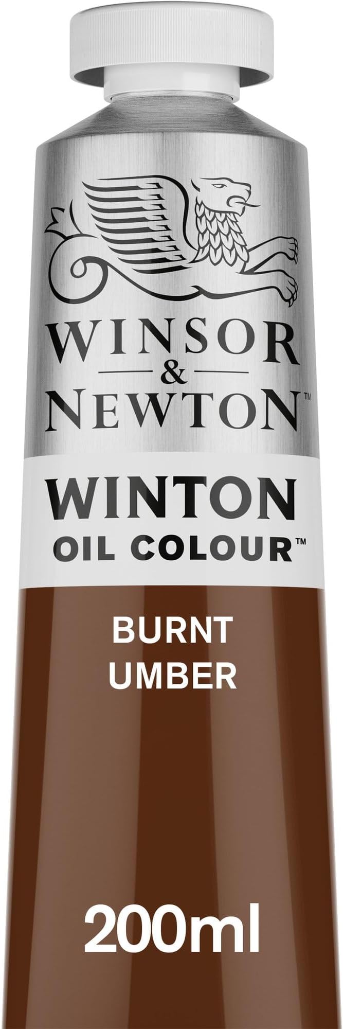 Winsor & Newton Winton Oil Color, 200ml (6.75-oz) Tube, Burnt Umber