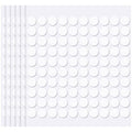 600pcs Foam Dual-Adhesive Dots, Self-Adhesive Mini Foam Dot Circles, Round EVA Tape for Wall Decoration Poster Greeting Cards Birthday Cards Invitation DIY Crafts- White