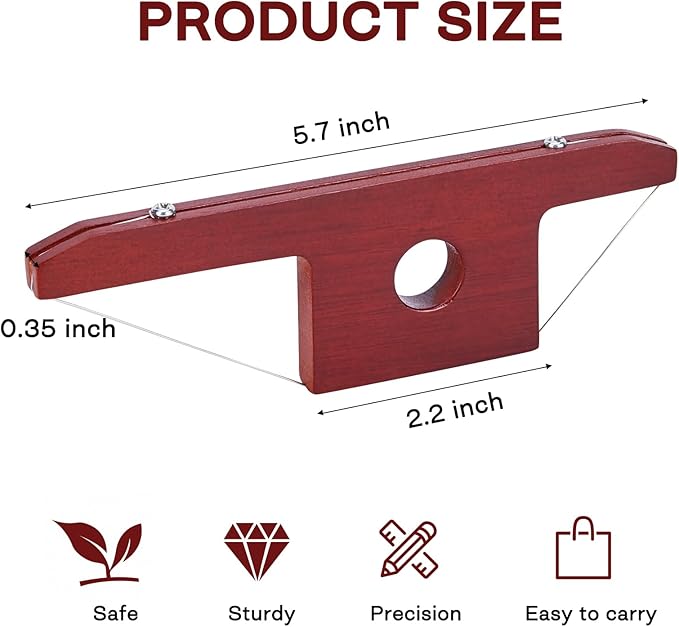 Mowawa Pottery Tools Angle Cutting Clay Trimming Tool for Ceramics and Sculpting, Wooden Handles and Wire Bevel Clay Cutter, Polymer Clay Art Tools for Kids Adults