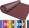 PerkHomy Wine Red Kraft Paper Roll 36" x 3,600" (300') for Gift Wrapping Bouquet Flower Art Painting Craft Writing Packaging Shipping 80GSM 55LB (Wine Red, 36" x 300')