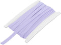 MECCANIXITY 2/5 Inch Double Fold Bias Tape Continuous Bulk Bias Tape for Sewing, Seaming Quilting Hemming Binding Crafts (Light Purple 12 Yards)