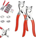 Sewing Kit with 100PCS Metal Buttons – Manual Pliers Tool Included, Complete DIY Sewing Set, Ideal for Repairs, Crafting, and Customizing Clothing, Easy-to-Use for Sewing Projects (2Set)