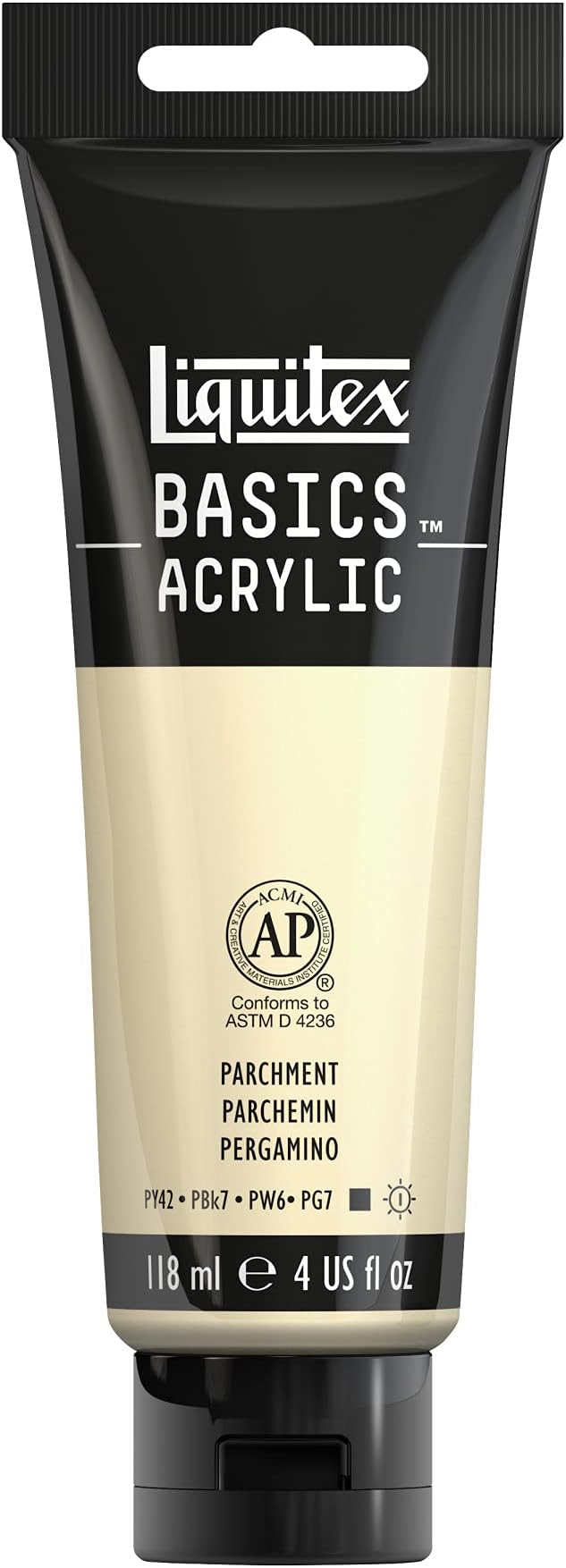Liquitex BASICS Acrylic Paint, 118ml (4-oz) Tube, Parchment