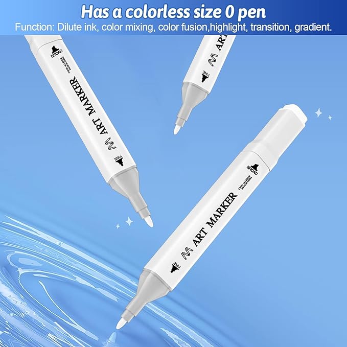 Tommax 130-Color Alcohol-Based Dual-Tip Art Markers Set | Vibrant Blendable Sketch Pens for Kids, Adults & Artists – Ideal for Coloring Books, Sketching, Drawing & DIY Projects