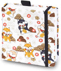 Square 5.1x 5.1"165gsm Colored pencil paint Journal Hardbound 128pgs（64 Sheets Front Back Cold Pressed）Travel for Calligrapher Colored Pencil Sketch Doodles Handmade Cloth Cover Notebook Dog White