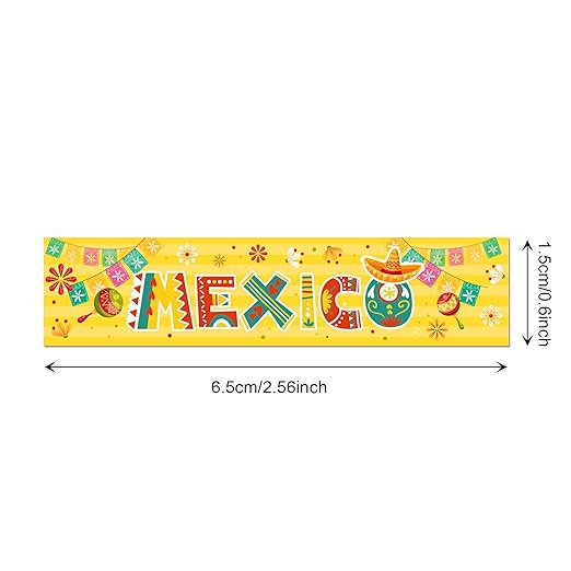 Mexican Fiesta Washi Tape 12 Rolls Mexican Fiesta Washi Tape Masking Decorative Cinco De Mayo Washi Tape for DIY Craft Gift Wrapping Handbook Sticker Scrapbook Journaling Party Favor