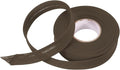 MECCANIXITY 3/4 Inch Single Fold Bias Tape Polyester Continuous Bulk Bias Tape for Sewing, Seaming Quilting Hemming Binding Crafts (Brown 10 Yards)