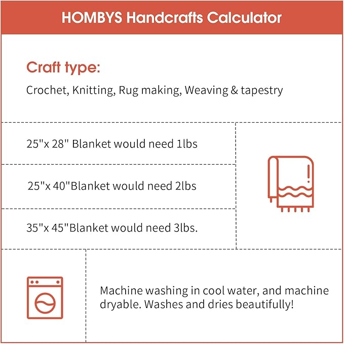 Hombys 8 Pack Giant Chunky Yarn for Crocheting & Knitting - Super Bulky Large Soft Fluffy Tie Dye Plush Fuzzy Mixed Color Thick Chenille Yarn (Orange, Light Grey, White)