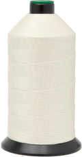 Extra Strong Bonded Nylon Thread #138 Tex135 – 16 OZ, 3000yds, Versatile Stitching Solution for Leather, Upholstery, Canvas Repair and More (Ivory)