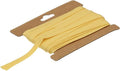 MECCANIXITY 1/4 Inch Double Fold Bias Tape Cotton Continuous Bulk Bias Tape for Sewing,Seaming Quilting Hemming Binding Crafts (Lemon Yellow 6 Yards)