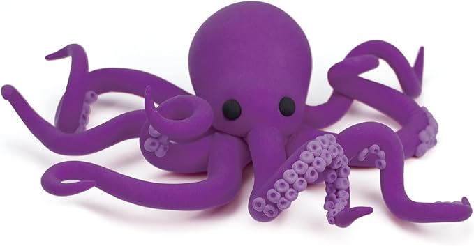 Cutedeer Purple Air Dry Clay, 1.1lb Foam Modeling Clay, Soft Squishy Molding for Kids Adults, Arts & Crafts Project Slime Supplies(1.1lb - 1 Pack, Purple)