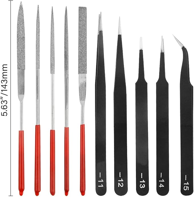 24Pcs Gundam Model Tools Kit Hobby Building Tools Modeler Basic Tools Craft Set for Car Model Building Repairing and Fixing