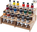 Tusc & Pine Artist Oil Paint - 40 ml Set of 18 - Assorted Colors w/Mezzo Paint Rack - Non-Yellowing, Rich & Creamy Consistency, Maximum Pigment Load, Small Batch Milled - Made in the USA