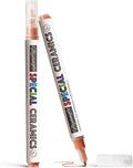 Underglaze Pen for Ceramics, Underglaze Marker for Pottery Glaze, Pottery Pen, Porcelain, and DIY Ceramic Decorating-Red（Classic Hard Tip-1PK）