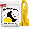 Ifergoo Yellow Air Dry Modeling Clay- Moldable Cosplay, Air Dry, Squishy Molding Clay for Adult Arts & Craft Project, Fake Bake, Slime Supplies, 1.1LBS/500G