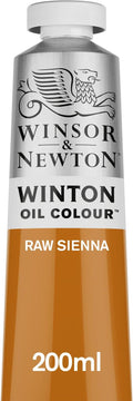 Winsor & Newton Winton Oil Color, 200ml (6.75-oz) Tube, Raw Sienna
