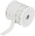 MECCANIXITY 1/2 Inch Single Fold Bias Tape Cotton Continuous Bulk Bias Tape for Sewing,Seaming Quilting Hemming Binding Crafts (Light White 25 Yards)
