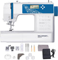 MILLEPUNTI MHP30 Electronic Sewing Machine, LCD Display, 40 Built-in Stitches, Automatic Needle Threader, Accessory Kit, Computerized Sewing Machine for Beginners & Advanced