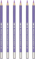 PATIKIL Watercolor Pencil, 6Pcs Water Soluble Pencils for Blending, Coloring, Sketch Drawing, Painting, Light Purple