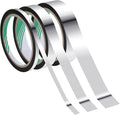 Zonon 3 Sizes Laser Silver Self Adhesive Polyester Film Tape Washi Tape for Car Furniture Graphic Arts Walls Decor, 55 yds(5/15/25mm)