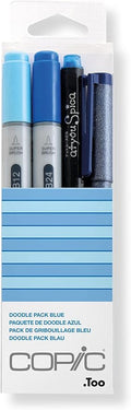 Copic Marker DPBLU Doodle Pack, Blue