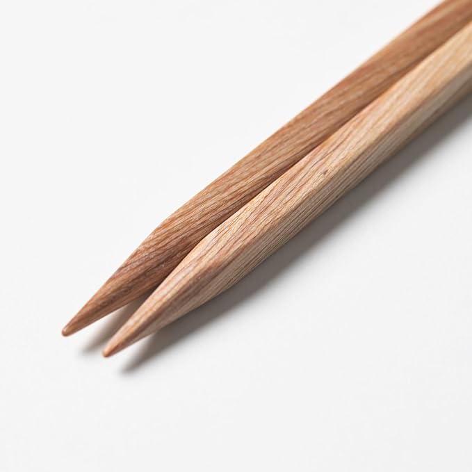 Knit Picks Options 2-3/4" Short Tip Square Interchangeable Wood Knitting Needle Set (Foursquare Sunstruck)