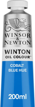 Winsor & Newton Winton Oil Color, 200ml (6.75-oz) Tube, Cobalt Blue Hue