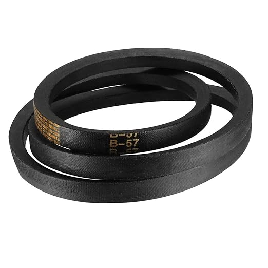 uxcell B-57 V-Belts 57" Inner Length, B-Section Rubber Drive Belt