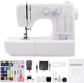 Mini Sewing Machine for Beginners Kids, Portable Sewing Machine with 45 Built-In Stitches and High Speed, Double Needle with 42PCS Sewing Kit Us Plug (110v), Christmas Sewing Gifts for Women