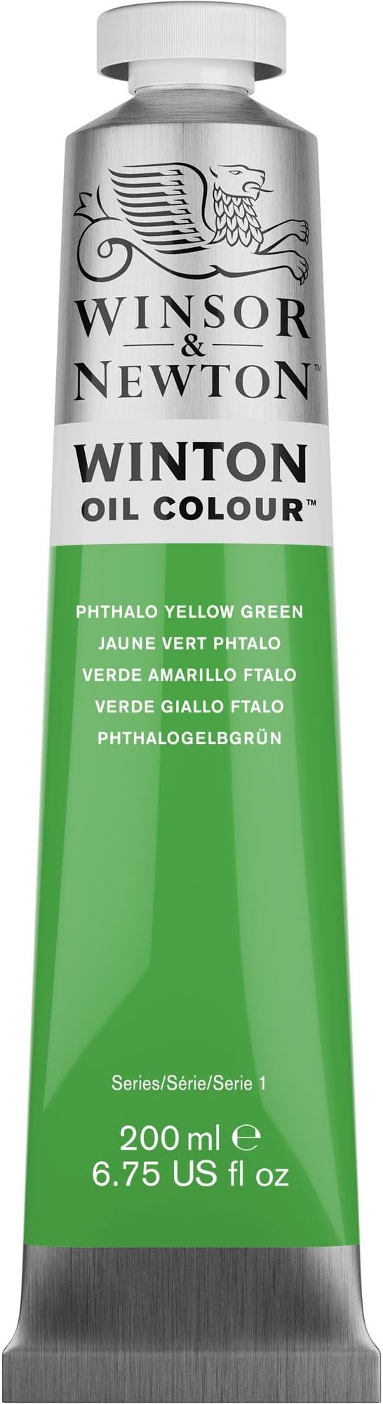 Winsor & Newton Winton Oil Color, 200ml (6.75-oz) Tube, Phthalo Yellow Green