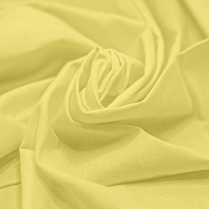 10 Pieces 18 x 21 Inches Cotton Fabric Precut Quilting Fabric Bundles Solid Colors Layer Cakes Quilt Material for DIY Craft Sewing Embroidery (Yellow, Orange)