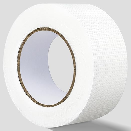 Non-Abrasive Grip Wrap Tape, 2In x 30ft, Thick Heavy Duty Tape. Tear, Peel & Slip Resistant for Max Comfort and Control, for Wrapping Tools, Home Goodsm, Hardware, Utility Items More (Clear)