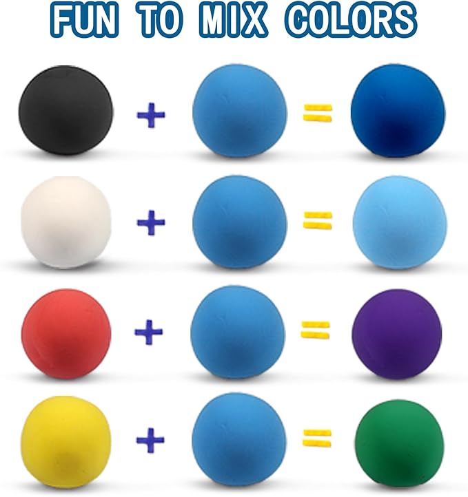 Ifergoo Blue Modeling Clay- Moldable Cosplay, Air Dry, Squishy Molding Clay for Adult Arts & Craft Project, Fake Bake, Slime Supplies, 1.1LBS/500G
